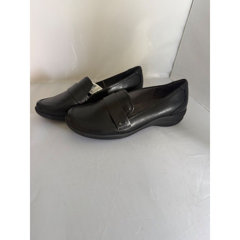 NEW Dr. Scholl's Onassis Black Wide Loafers Women's 7.5 Wide Width NWT
